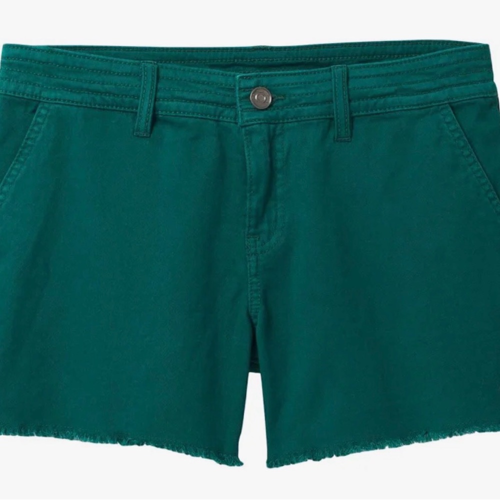 prAna WOMEN'S DEEP PINE SANCHO SHORT SZ 2 INSEAM 4